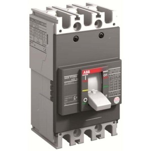 ABB Moulded Case Circuit Breaker, 3 Pole, 25kA, 100A, 550VAC, Grey - A1C-MCCB-100A-3P-25KA