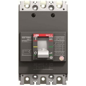 ABB Moulded Case Circuit Breaker, 3 Pole, 25kA, 20A, 550VAC, Grey - A1C-MCCB-20A-3P-25kA