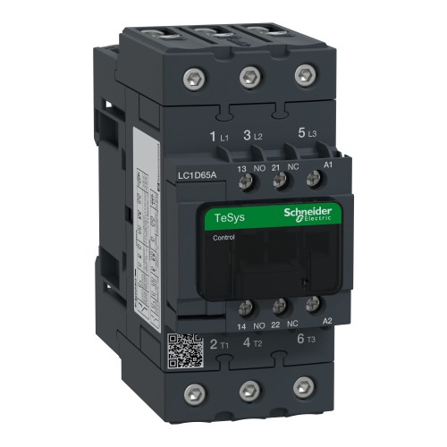 Schneider Electric TeSys D contactor 3P(3 NO) 65A 230V AC 50/60 Hz coil LC1D65AP7