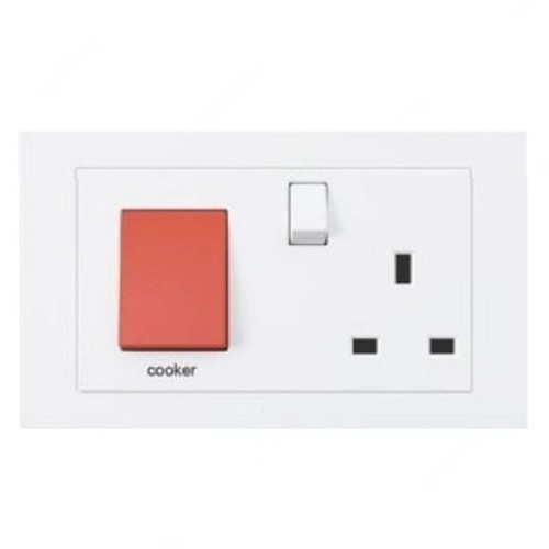 ABB Switch Socket with Cooker Control Unit, Kalo, 45/13A - BH118