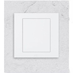 ABB Wall Plate, Kalo, 1 Gang, White - BH504