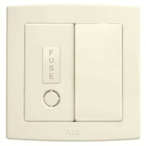 ABB Fused Connection Unit, Concept BS, 13A, Ivory White - AC506-82