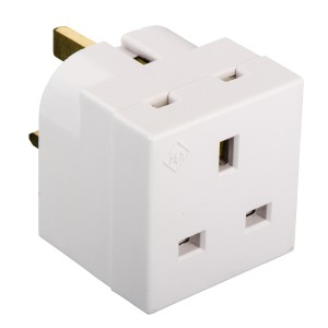 Schneider Exclusive - adaptor - 13A - 2 ways - unfused ADAPT2W