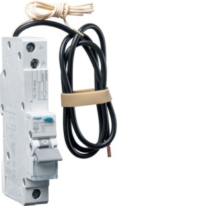 Hager RCBO 1M 1P 25A C Curve, 6kA, 30mA AC, ADC225Z