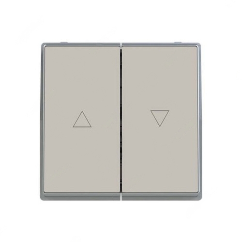 ABB Blind Control Switch With LED, Millenium, 16A, Dune Sand - AM11844-DU