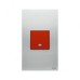 ABB Dual Pole Electrical Switch with LED, Millenium, 1 Gang, 1 Way, 45A, Stainless Steel - AM17844-ST