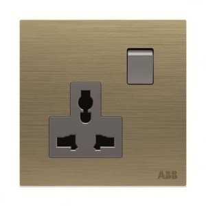 ABB Electrical Socket, Millenium, 1 Gang, 13A - AM29486-AG