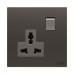 ABB Electrical Socket, Millenium, 1 Gang, 13A - AM29486-SB