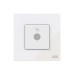 ABB TV Socket, Millenium, 1 Gang, White Glass - AM30144-WG