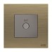 ABB Sat Socket, Millenium, F-Type, Antique Gold - AM30344-AG