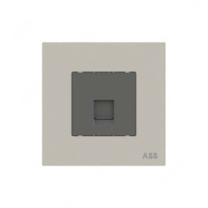 ABB SAT Socket, Millenium, 1 Gang, Dune Sand - AM30344-DU