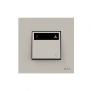 ABB DND/MUR Corridor Unit With LED and Bell, Millenium, 1P, 2 Gang, 10A, Dune Sand - AM40344-DU