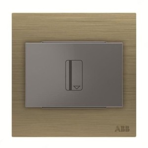 ABB Electronic Card Switch With Timer, Millenium, 16A, Antique Gold - AM40544-AG