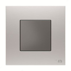 ABB Wall Plate, Millenium, 1 Gang, Silver - AM50444-ST