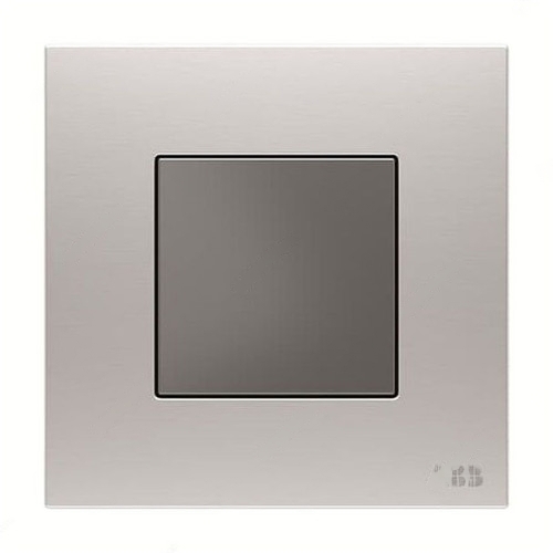 ABB Wall Plate, Millenium, 1 Gang, Silver - AM50444-ST