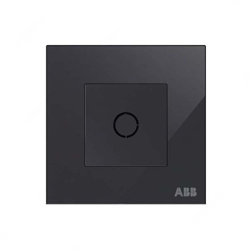 ABB Flex Socket, Millenium, 1 Gang, 20A, Black Glass - AM55044-BG