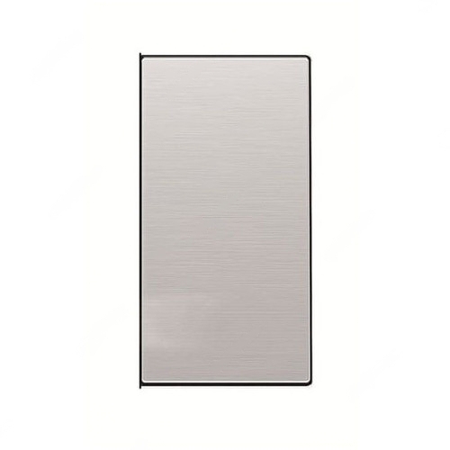 ABB Electrical Switch With Wall Plate, Millenium, 2 Gang, 1 Way, 10A - AMD10222-ST-plus-AMD5144-ST