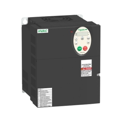 Schneider variable speed drive, Altivar 212, 11kW, 15hp, 480V, 3 phases, with EMC, IP21 ATV212HD11N4