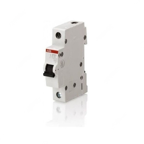 ABB Miniature Circuit Breaker, 1P, Curve C, 10A, 6kA, IEC/EN 60898-1 - SH201-C10