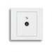 ABB TV Outlet Socket, Kalo Series, 1 Gang, 35MM, White - BH301