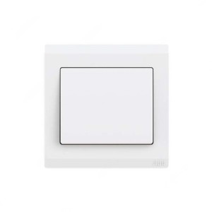 ABB Electrical Switch, Inora, 1 Gang, 1 Way, 10AX, White - BL101