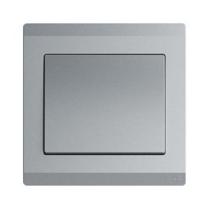 ABB Electrical Switch, Inora, 1 Gang, 1 Way, 10AX, Classic Grey - BL101-G