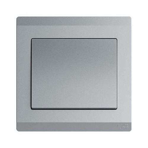 ABB Electrical Switch, Inora, 1 Gang, 1 Way, 10AX, Classic Grey - BL101-G