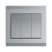 ABB Electrical Switch, Inora, 3 Gang, 1 Way, 10AX, Classic Grey - BL103-G