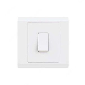 ABB Electrical Switch, Inora, 1 Gang, 10AX, White - BL119S