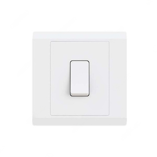 ABB Electrical Switch, Inora, 1 Gang, 10AX, White - BL119S