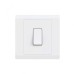 ABB Electrical Switch, Inora, 1 Gang, 10AX, White - BL119S