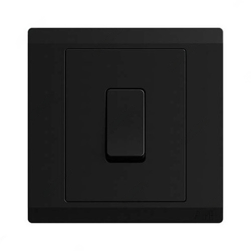 ABB Electrical Switch, Inora, 1 Gang, 10AX, Starry Black - BL119S-885