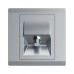 ABB F Type Sat Socket Outlet, Inora, 1 Gang, Classic Grey - BL308-G