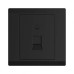 ABB Data Face Plate, Inora, 1 Gang, Starry Black - BL331-H-885