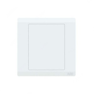 ABB Electrical Blank Wall Plate, Inora, 1 Gang, White - BL504