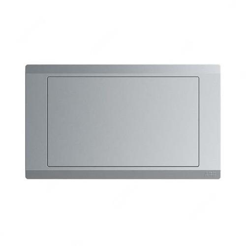 ABB Electrical Blank Wall Plate, Inora, 2 Gang, Classic Grey - BL505-G