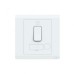 ABB Switched Fused Connection Unit with Flex Outlet & Neon, Inora, 250V, 13A, White - BL507