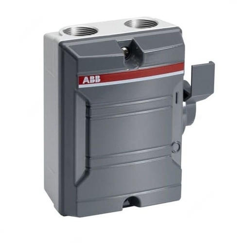 ABB Enclosed Switch Disconnector, 2P, 3.7 kW, 25A - BW225DP