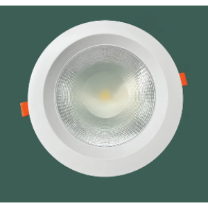 Frater Eco COB Downlight, Libra Series, 20W, 95 LM/W, 4000K, 120° Beam Angle, Aluminum Housing, IP40 - FEDL20WLIB