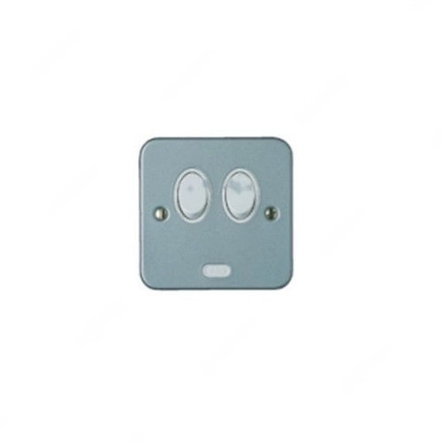 ABB Electrical Switch, Metal Clad Series, 2 Gang, 1 Way, 10A - CSWM201