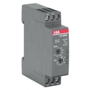 ABB Electronic On Delay Timer Relay, 24-240VAC, 4A, IP50 - CT-ERC-12