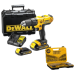 Dewalt Cordless Hammer Drill 18V 1.5Ah with 2 Battery & Charger + 100pcs Bit Set - DCD776S2A-B5