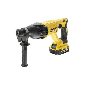 Dewalt Cordless Rotary Hammer 26mm SDS Plus 18V 4.0Ah with 2 Batteries & Charger - DCH133M1EXP-GB