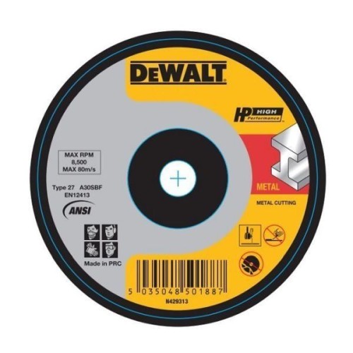 Dewalt Metal Cutting Wheel 230mm x 3mm x 22mm T27 - DWA4525IA-AE