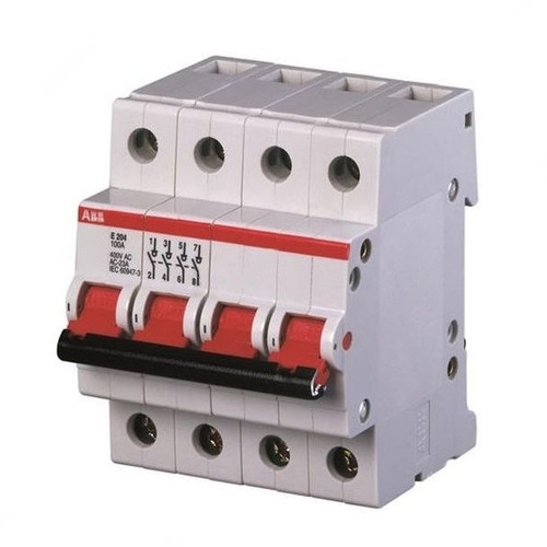 ABB Switch Disconnector, 4P, 100A - E204-100R