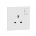 Schneider AvatarOn C Switched Socket, 13A 250V, 1 Gang, White - E8715_WE_G11