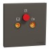 Schneider TV/FM/SAT TV Socket, AvatarOn C, F Connection, Dark Grey - E8733SMATV_DG