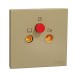 Schneider TV/FM socket, AvatarOn C, complete product, IP20, wine gold E8733SMATV_WG