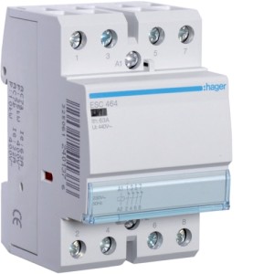 Hager Contactor 63A, 4NC, 230V~50Hz - ESC464