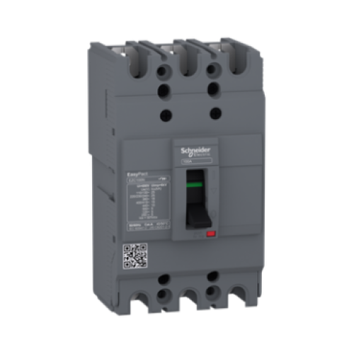 Schneider Easypact EZC100N Circuit Breaker - TMD, 30A, 3 Poles, 3D - EZC100N3030